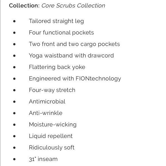 ** Last Pair** Figs Kade Scrub Bottoms - Picture 8 of 8